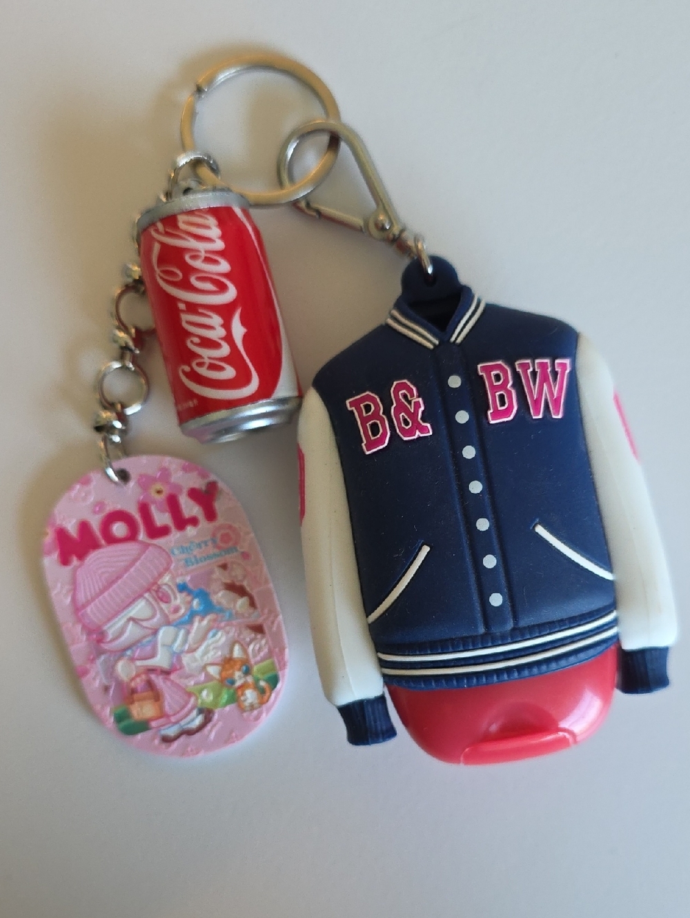 Coca Cola, BBW Varsity Jacket Bubblegum Pocketbac and Molly Tag